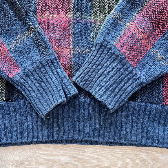 VTG Boston Traders Limited Edition Linen/Cotton Blend Sweater Men's-Size L - Picture 4 of 9